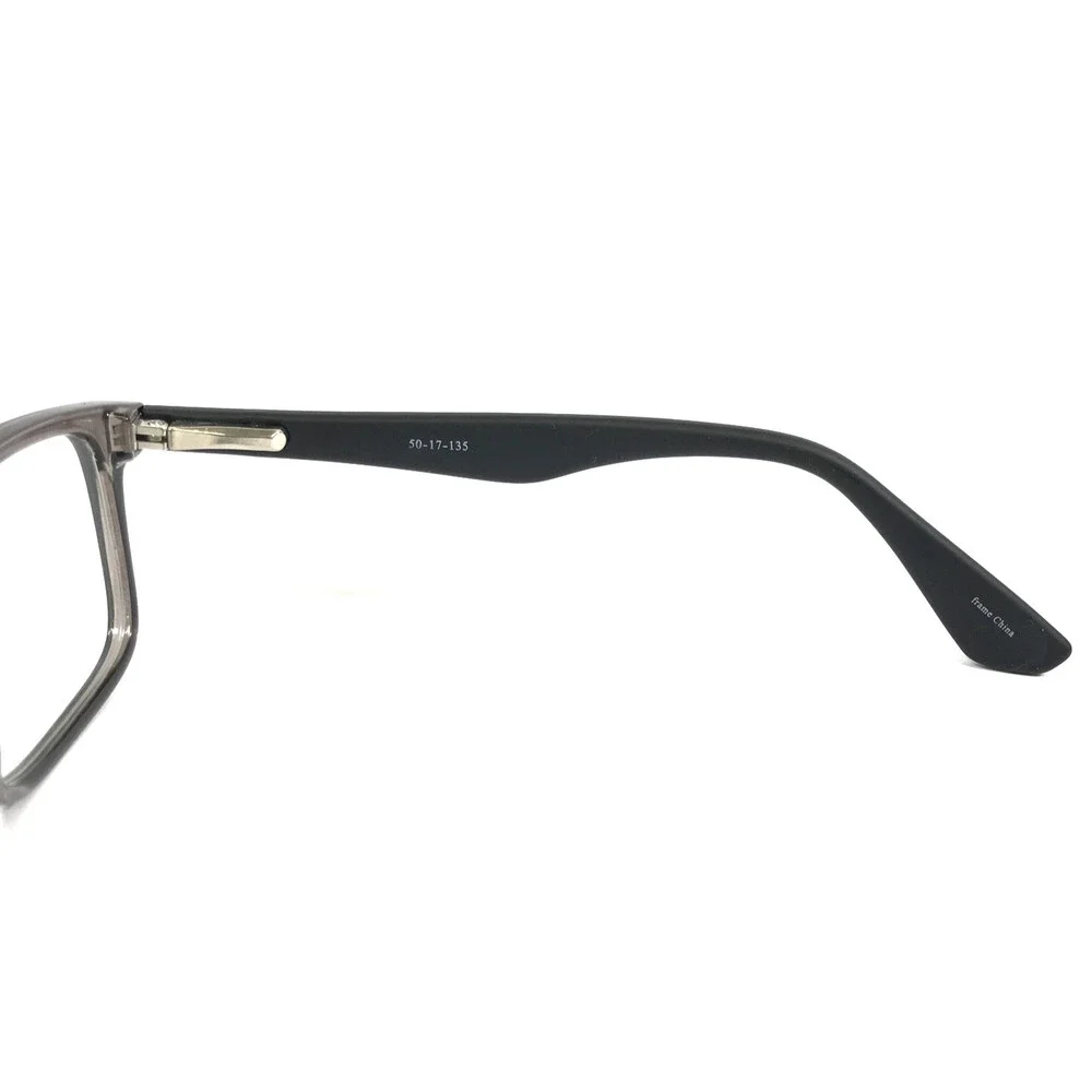 Parade Eyeglasses Frames 1810 GREY/BLACK Rectangle Full Rim 50-17-135